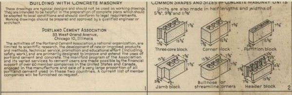 concrete blocks